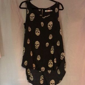 Goth tank! Skull tank